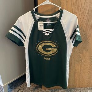 Majestic Green Lace-Up Jersey